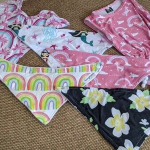 Sweetsweethoney 6-9mo onesies & bib lot